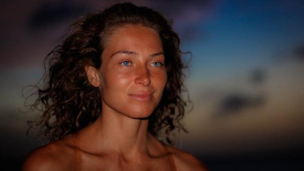 Bonaire. DeepSea Challenge 2016. Sun set portrait. Marina Kazankova. 
